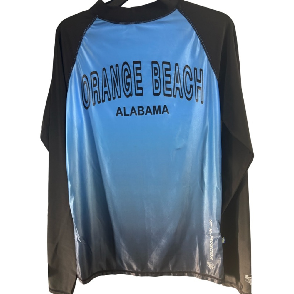 Banana Boat Men's Long Sleeve Rash Guard SPF 50 Protection Size Large